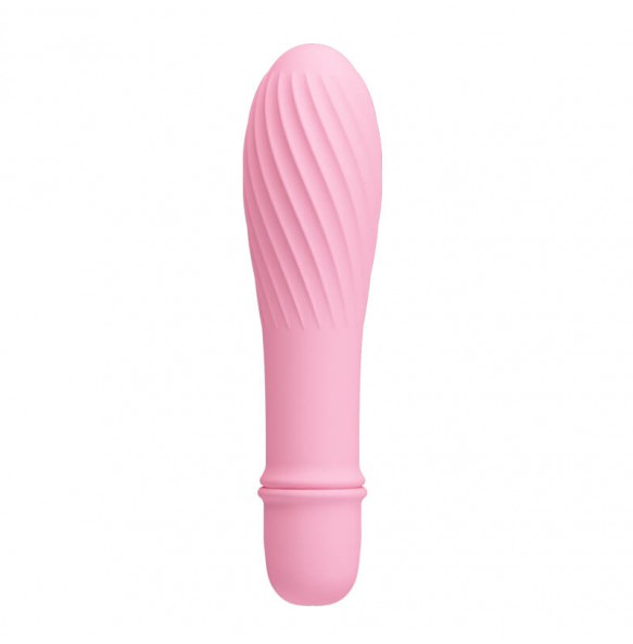 PRETTY LOVE - Screw Thread Vibrator Stick (Battery - Pink)